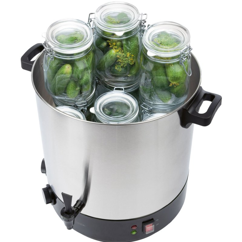 PROFI COOK stérilisateur et chauffe-eau PC-EKA 12, 32 litres, boîtier inox, 2100 W